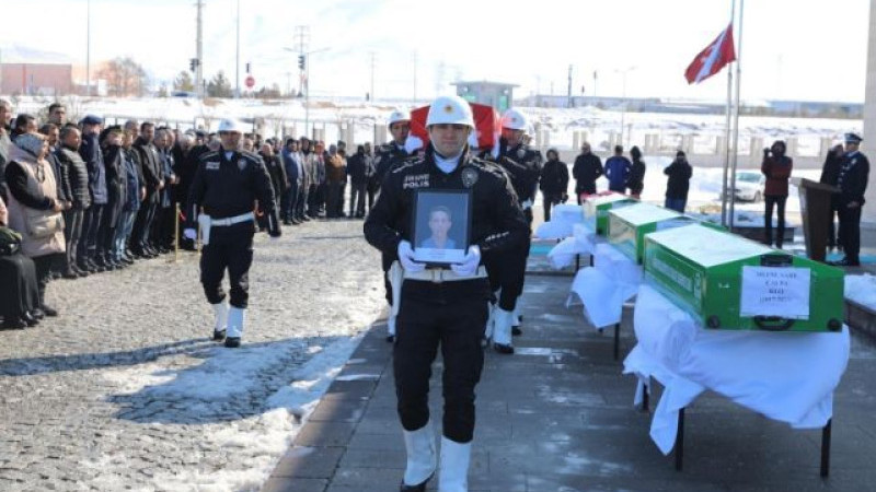 Polis memuru Uğur Çalta'ya son veda