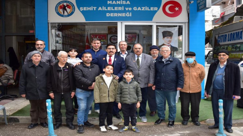 Manisa'da şehit aileleri ve gaziler unutulmadı