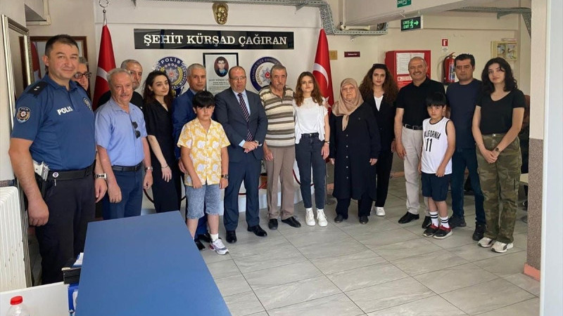 Şehit Polis Memuru Kürşad Çağıran Anı Köşesi Açıldı