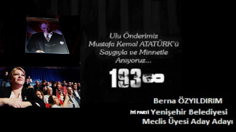 Berna ÖZYILDIRIM'dan 10 Kasım Mesajı