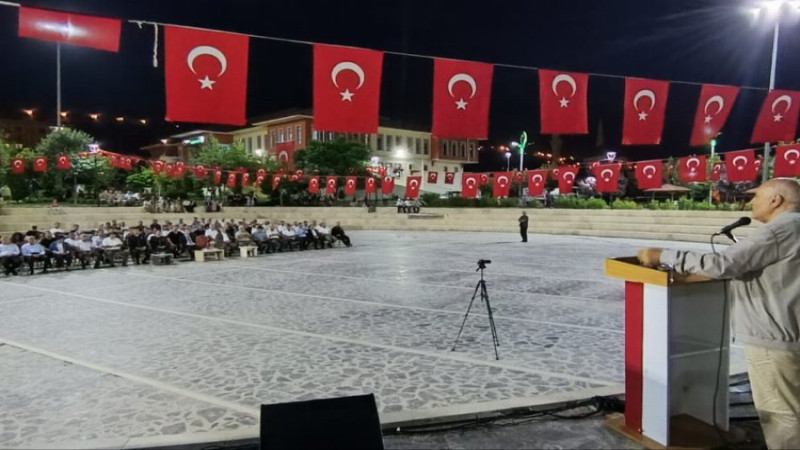 Yeşilli’de 15 Temmuz etkinliği düzenlendi 