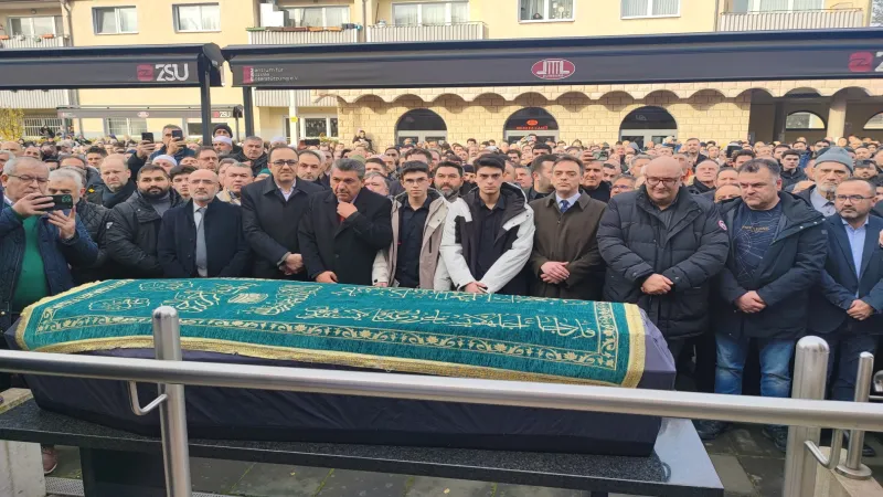 Almanya'da kayıp imamın cenaze namazı kılındı