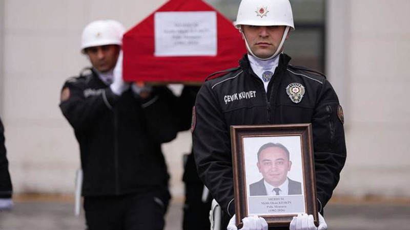 Tüvtürk'te polis cinayeti